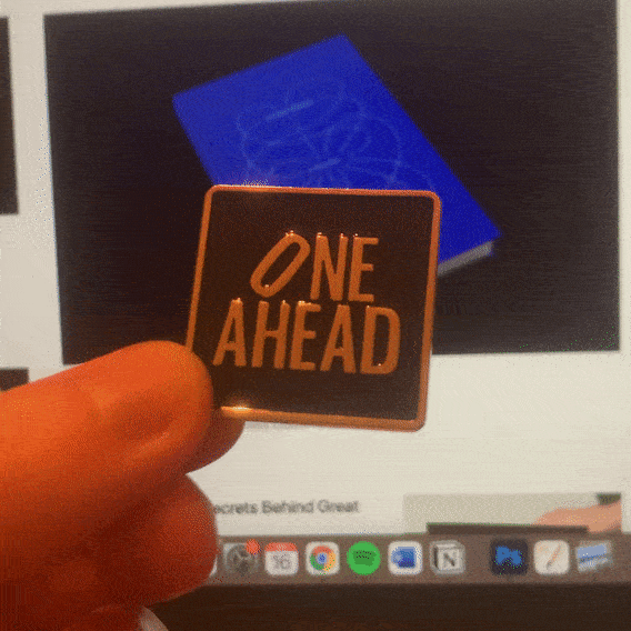 One Ahead Magic Convention Pin