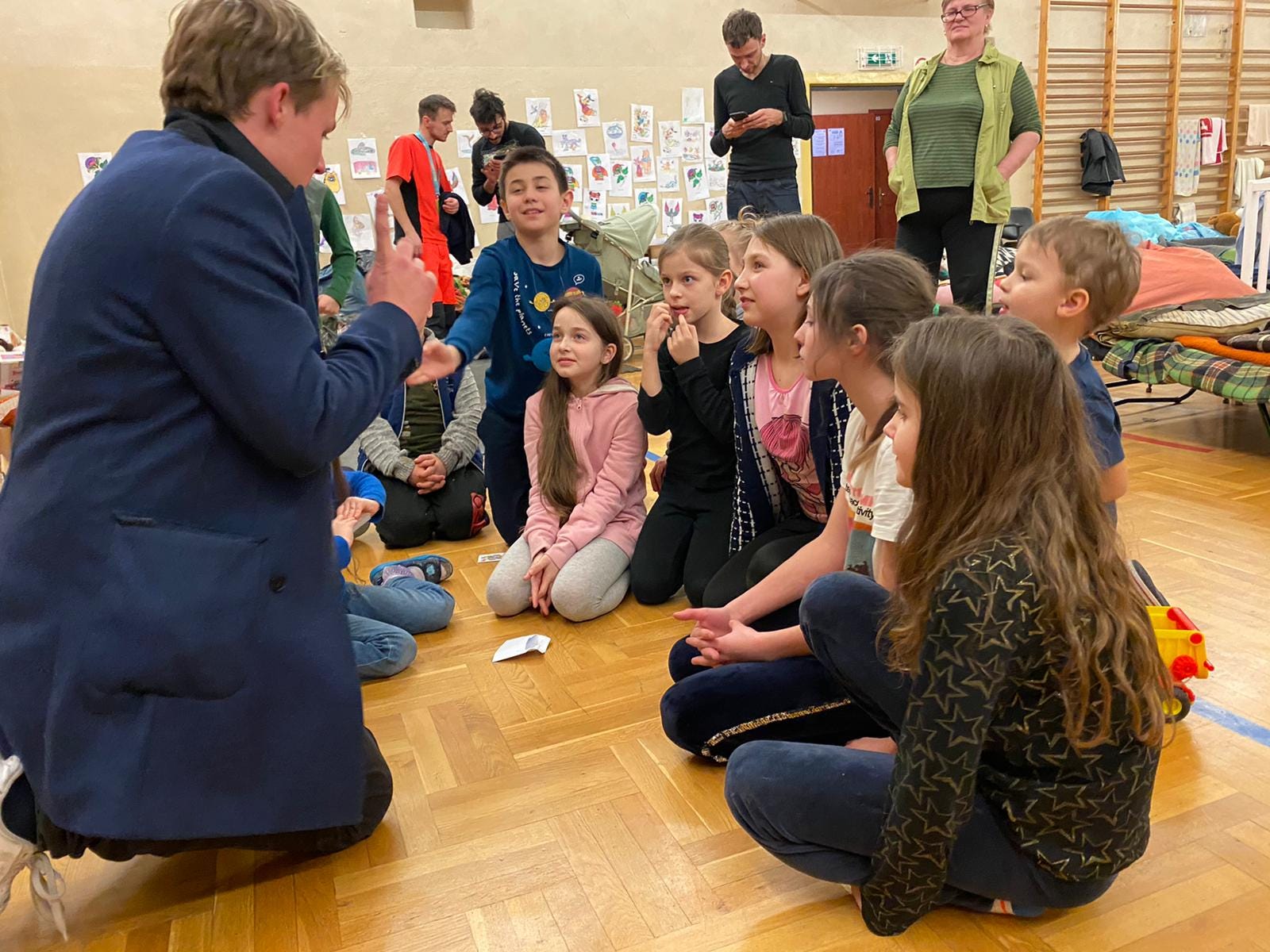 Archie Manners Performing Magic