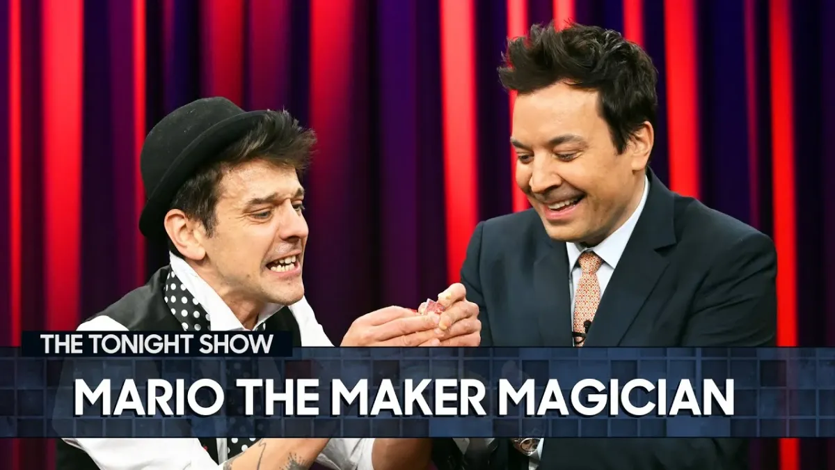 Watch Mario the Maker Magician Debut on Jimmy Fallon: Full Video