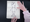 Paper with drawing game head, body, legs