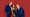 Penn Jillette, host Brooke Burke, and Teller pose together against a solid red background. 