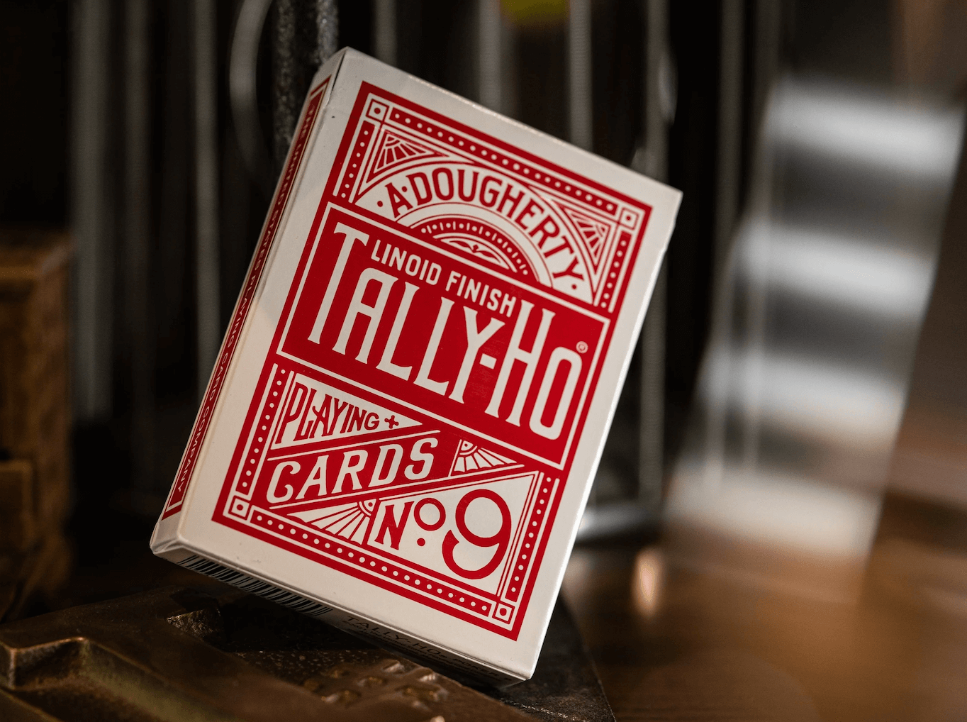 Tally Ho Playing Cards in Red